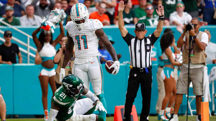 Dolphins WR DeVante Parker has scored a TD in four of his last five games.